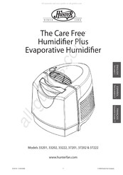 Hunter The Care Free Humidifier plus 37202 Mode D'emploi