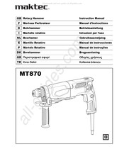 Maktec MT870 Manuel D'instructions