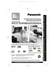 Panasonic Omnivision VHS PV-DF2703-K Manuel D'instructions