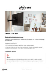 Vogel's TVM 7655 Serie Guide D'installation