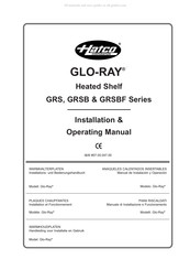 Hatco GLO-RAY GRSBF Série Manuel D'installation Et D'utilisation