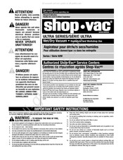 Shop-Vac ULTRA Serie Manual D'utilisation