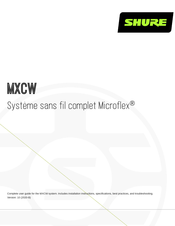 Shure Microflex MXCW Mode D'emploi