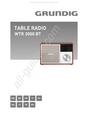 Grundig WTR 3000 BT Mode D'emploi