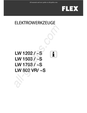 Flex LW 802 VRS Notice D'instruction D'origine