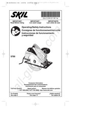 Skil 5750 Consignes De Fonctionnement/Sécurité