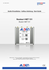 ALDEN I-NET 151 Guide D'installation