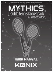 Konix MYTHICS Double tennis racket pack Mode D'emploi