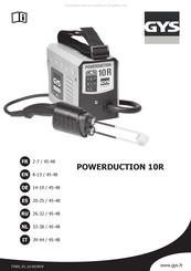 GYS POWERDUCTION 10R Mode D'emploi