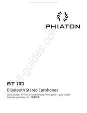 Phiaton BT 110 Guide Rapide