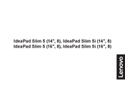 Lenovo IdeaPad Slim 5i Mode D'emploi