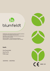 Blumfeldt 10039401 Mode D'emploi