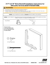 Wolf Steel SOST47B Instructions D'utilisation