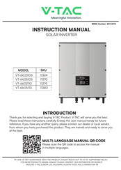 V-TAC VT-6603110 Manuel D'instructions