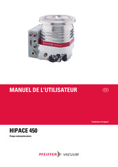 Pfeiffer Vacuum HIPACE 450 Manuel De L'utilisateur