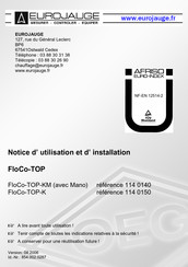 Afriso EURO-INDEX 114 0150 Notice D'utilisation Et D'installation