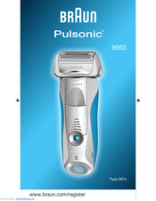 Braun Pulsonic 5674 Serie Mode D'emploi