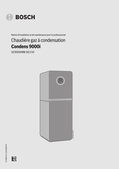 Bosch Condens 9000i Notice D'installation Et De Maintenance