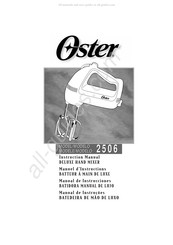 Oster 2506 Manuel D'instructions