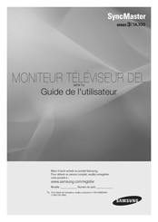 Samsung SyncMaster TA300 Serie Guide De L'utilisateur