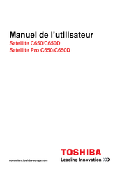 Toshiba Satellite C650 Manuel De L'utilisateur
