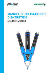 ViscoTec preeflow eco-DUOMIX450 Manuel D'utilisation Et D'entretien