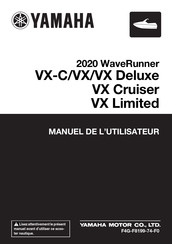 Yamaha VX-C Deluxe 2020 Manuel De L'utilisateur