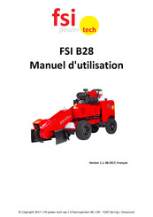 FSI power-tech FSI B28 Manuel D'utilisation