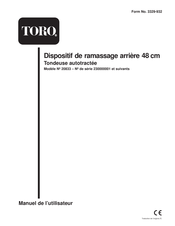 Toro 20833 Manuel De L'utilisateur