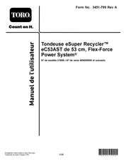 Toro eSuper Recycler eC53AST Manuel De L'utilisateur