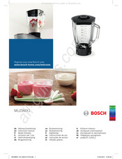 Bosch MUZ9MX1 Mode D'emploi