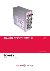 Pfeiffer Vacuum TC 400 PN Manuel De L'utilisateur