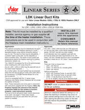 Miles Industries Valor LINEAR LDK4 Directives D'installation