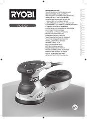 Ryobi ROS300 Traduction Des Instructions Originales