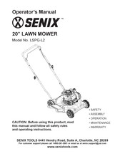 Senix LSPG-L2 Manuel D'instructions