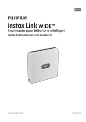 FujiFilm instax Link WIDE FI022W Guide D'utilisation