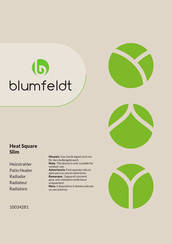 Blumfeldt Heat Square Slim Mode D'emploi