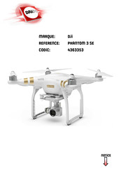 dji PHANTOM 3 SE Guide De Démarrage Rapide