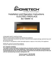 HomeTech BLT-999W-13 Directives D'installation Et De Fonctionnement