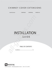 Maytag CHMEX8836 Guide D'installation