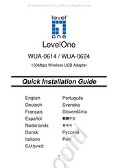 LevelOne WUA-0624 Guide D'installation Rapide