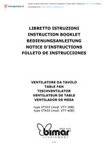 Bimar VT333 Serie Notice D'instructions