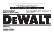DeWalt DXPW3228 Guide D'utilisation