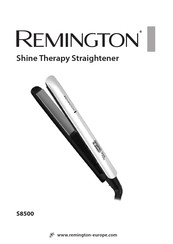 Remington Shine Therapy S8500 Mode D'emploi