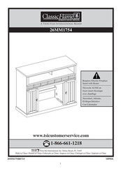 Twin-Star ClassicFlame 26MM1754 Mode D'emploi