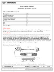 Chevrolet Performance 84037858 Instructions De Montage