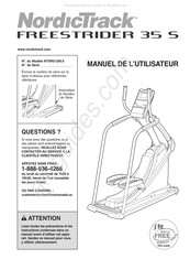 NordicTrack FREESTRIDER 35 S Manuel De L'utilisateur