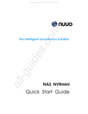 NUUO NAS NVRmini Guide De Démarrage Rapide