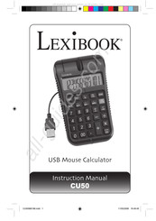 LEXIBOOK CU50 Manuel D'instructions