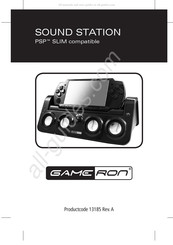 Gameron SOUND STATION PSP SLIM compatible Mode D'emploi